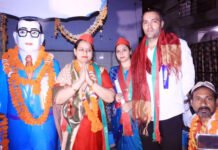 सपा मेयर प्रत्याशी के पति सिकंदर यादव ने बहरामपुर में किया जनसंपर्क