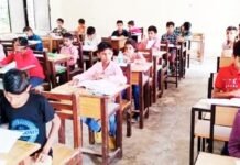 अटल आवासीय विद्यालय के लिए 308 बच्चों ने दी परीक्षा