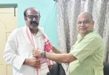तरुण मिश्र ने समाज कल्याण मंत्री मदन सहनी एवं भाजपा के विधायक संजय सरावगी से की मुलाकात