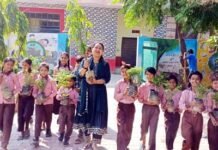 विश्व पर्यावरण दिवस: प्राथमिक विद्यालय खुर्रमपुर में हुआ वृहद पौधा वितरण
