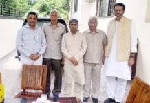 एफओबी की मांग: फैडरेशन ऑफ लाईन पार आरडब्लूए ने की एनएचएआई चेयरमैन संतोष यादव से मुलाकात