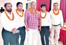 लेखपाल संघ के जिलाध्यक्ष बने सुबोध शर्मा