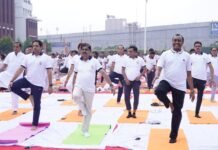 अंतरराष्ट्रीय योग दिवस पर शहर से गांव तक योगमय हुआ जिला
