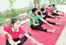 गौतम पब्लिक स्कूल में मनाया गया अंतर्राष्ट्रीय योग दिवस