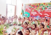 वन महोत्सव: गौतम पब्लिक स्कूल के बच्चों में दिखा पर्यावरण संरक्षण का जोश