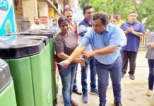 वसुंधरा जोन की सोसाइटी में निगम ने लगाया कंपोस्ट पिट
