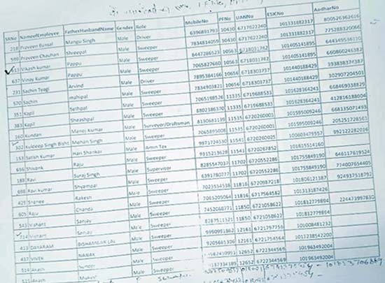 list