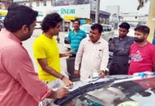 नगर आयुक्त ने किया पेट्रोल पंप का औचक निरीक्षण