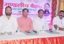 प्रदेश अध्यक्ष से लेखपाल संवर्ग की समस्याओं के समाधान की मांग