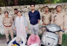 स्वतंत्रता दिवस पर स्कूटी ये पति-पत्नी बेच रहे थे हरियाणा की शराब