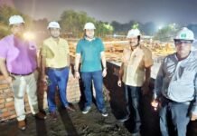 इंदिरापुरम टीटीपी प्लांट का म्युनिसिपल कमिश्नर ने किया औचक निरीक्षण