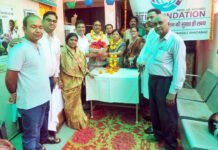 रीति फाउंडेशन के स्थापना दिवस का पार्षद कुसुम गोयल ने किया उद्घाटन
