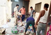 गौतमबुद्ध नगर में नॉन एल्कोहॉलिक बीयर ब्रांड के 18 पेटी जब्त
