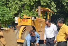 म्युनिसिपल कमिश्नर के नेतृत्व में बढ़ी निर्माण कार्य की रफ्तार