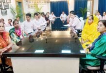 भागीरथ कैंपस में विश्व में मानसिक स्वास्थ्य एवं पारिवारिक कल्याण विषय पर कार्यशाला का आयोजन