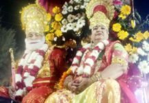वैश्य अग्रवाल परिवार ने धूमधाम से निकाली महाराज अग्रसेन जयंती शोभा यात्रा