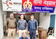 दिन में मजदूरी और रात में मुरादनगर से नंदग्राम में आकर करता था शराब तस्करी