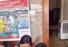 आईटीएस डेंटल कॉलेज में नेशनल टूथब्रशिंग डे का आयोजन