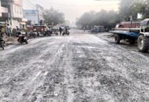 निर्माण विभाग के काम से मेयर हुई खुश लोहा मंडी में सड़क निर्माण कार्य का निरीक्षण करने के बाद बोली अच्छा हो रहा है काम