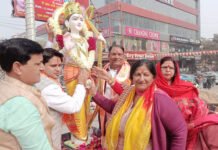 महापौर ने किया 5 फिट श्री राम की प्रतिमा का अनावरण एवं श्री राम चौक का उदघाटन