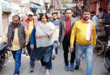 गांव चलो बूथ चलो अभियान में महापौर बनाई सरकार की योजनाएं