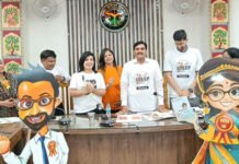 लोकसभा चुनाव: मतदान प्रतिशत बढ़ाने को मस्कट वोटर दी-वोटर ब्रो गाजियाबादी लॉच