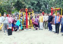 ओपन जिम में सुस्ती दूर करेंगे वैशाली के लोग, दिमाग और शरीर दोनों होगा स्वस्थ