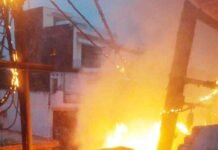 बाल-बाल बचा नगर निगम कर्मचारी का परिवार हादसे में बिजली विभाग की घोर लापरवाही आई सामने