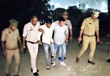 मकान देखने के बहाने की थी बुजुर्ग की हत्या पुलिस मुठभेड़ में पति व पत्नी गिरफ्तार