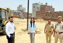 नूरनगर में अवैध निर्माण पर गरजा जीडीए का बुलडोजर