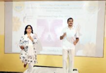 मॉडर्न कॉलेज आफ लॉ व प्रोफेशनल स्टडीज में योग दिवस पर लोगों ने सीखा स्वस्थ रहने का तरीका