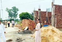 नूरनगर में अवैध कॉलोनी की बाउंड्रीवाल दुकान मकान को जीडीए ने किया ध्वस्त