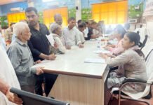 सम्पूर्ण समाधान दिवस में पहुंचे फरियादी 166 शिकायतों में 14 का मौके पर हुआ निस्तारण