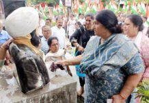 महापौर ने की शहीदी स्थल पर शहीद एवं महापुरुषों की प्रतिमाओं की सफाई
