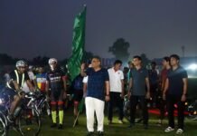नार्दन रेलवे के AGM एके सिंघल बोले करो साइकिल की सवारी स्वास्थ्य के लिए है लाभकारी करनैल सिंह स्टेडियम में आयोजित स्प्रिंट साइक्लोथॉन प्रतियोगिता का किया शुभारंभ northern-railway-cycle-race
