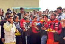 विधायक धीरेंद्र सिंह ने की नवनिर्मित पौवारी गोशाला का लोकार्पण