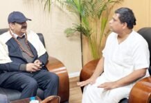 पतंजलि फूड एंड हर्बल पार्क की साइट पर पहुंचे बालकृष्ण ने पार्क की योजनाओं को सीईओ डॉ अरुणवीर सिंह से किया साझा