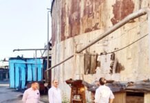 उप आबकारी आयुक्त ने सकौती चीनी मिल का किया निरीक्षण, संरक्षित शीरा मिला सही