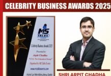आईटीएस- द एजुकेशन ग्रुप के वाइस चेयरमैन अर्पित चड्ढा को मिला सेलिब्रिटी बिजनेस अवार्ड-2025