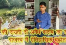 रामपुर में आबकारी विभाग की सख्ती से अवैध शराब का कारोबार ध्वस्त, राजस्व में ऐतिहासिक बढ़ोतरी