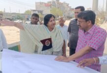 पटेलमार्ग पर बनेगी कॉमर्शियल मार्केट, तिगरी गोल चक्कर का होगा सौंदर्यीकरण: सुनीता दयाल