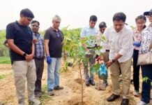 नगर आयुक्त ने मूकबधिर बच्चों संग मनाया पर्यावरण का पर्व
