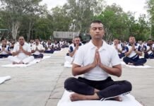 योग से राष्ट्रनिर्माण की ओर आर्मी कैंट में गूंजा योग का जयघोष