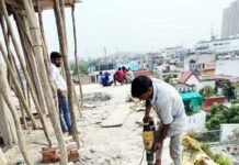 प्रताप विहार में सरकारी पार्क भूमि कराई कब्जामुक्त, जीडीए प्रवर्तन टीम ने तोड़े कई अवैध निर्माण