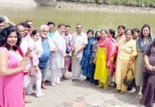 अनंत चौदस पर कौशांबी में धूमधाम से हुआ गणपति विसर्जन