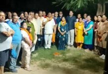 कौशांबी सेंट्रल पार्क में नई लाइटों का शुभारंभ, रात में भी होगा पार्क जगमग