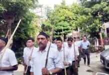 वैैशाली में संघ का शताब्दी वर्ष उत्सव: भव्य पथ संचलन ने जगाई राष्ट्रीय गौरव की भावना