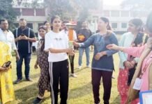 मॉडर्न कॉलेज में खेल स्पर्धा-2025 का भव्य आयोजन, छात्रों ने दिखाई खेल कौशल और टीम भावना