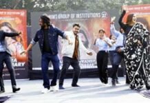 सपना चौधरी और प्रदीप नागर ने एच.आई.एम.टी. में मचाया धमाल, नया गाना ‘लव यू मेरी सासू की’ हुआ हिट प्रमोशन