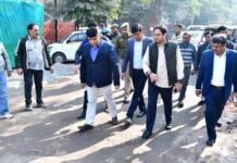 नगर आयुक्त विक्रमादित्य सिंह मलिक ने किया व्यापक निरीक्षण, निर्माण और सौंदर्यीकरण कार्यों को दी गति